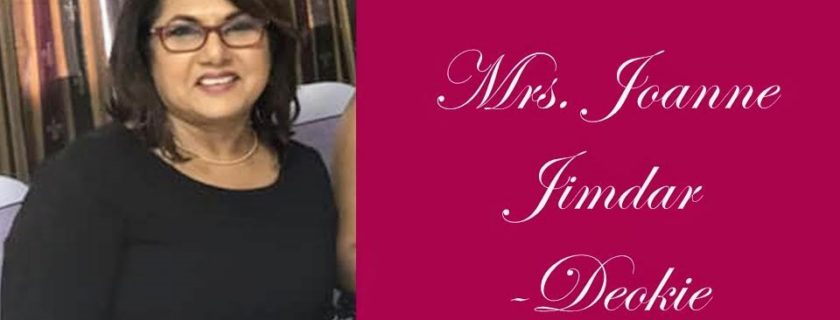 NGHS salutes Mrs. Joanne Jimdar-Deokie