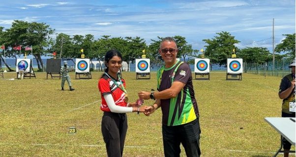 Kaelyn Arjune Scores Gold in Archery