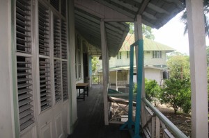 rear verandah of SMD