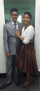 Captain Von Trapp and the Baroness played by Emma Rahman