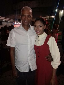 Maria played by Sydney Mohan and fan